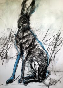 Hare with Blue Legs